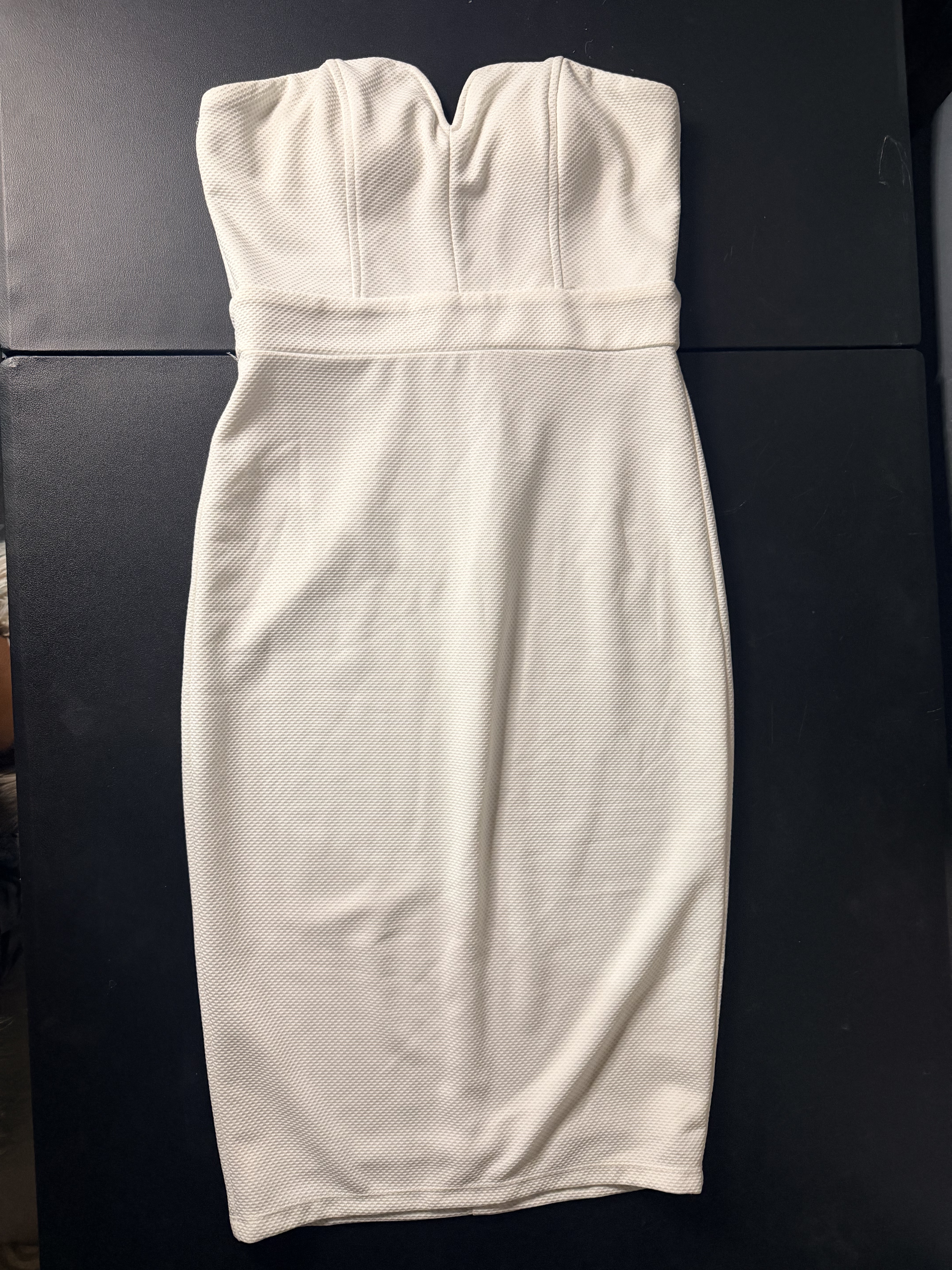 Speechless White Strapless Bodycon Dress