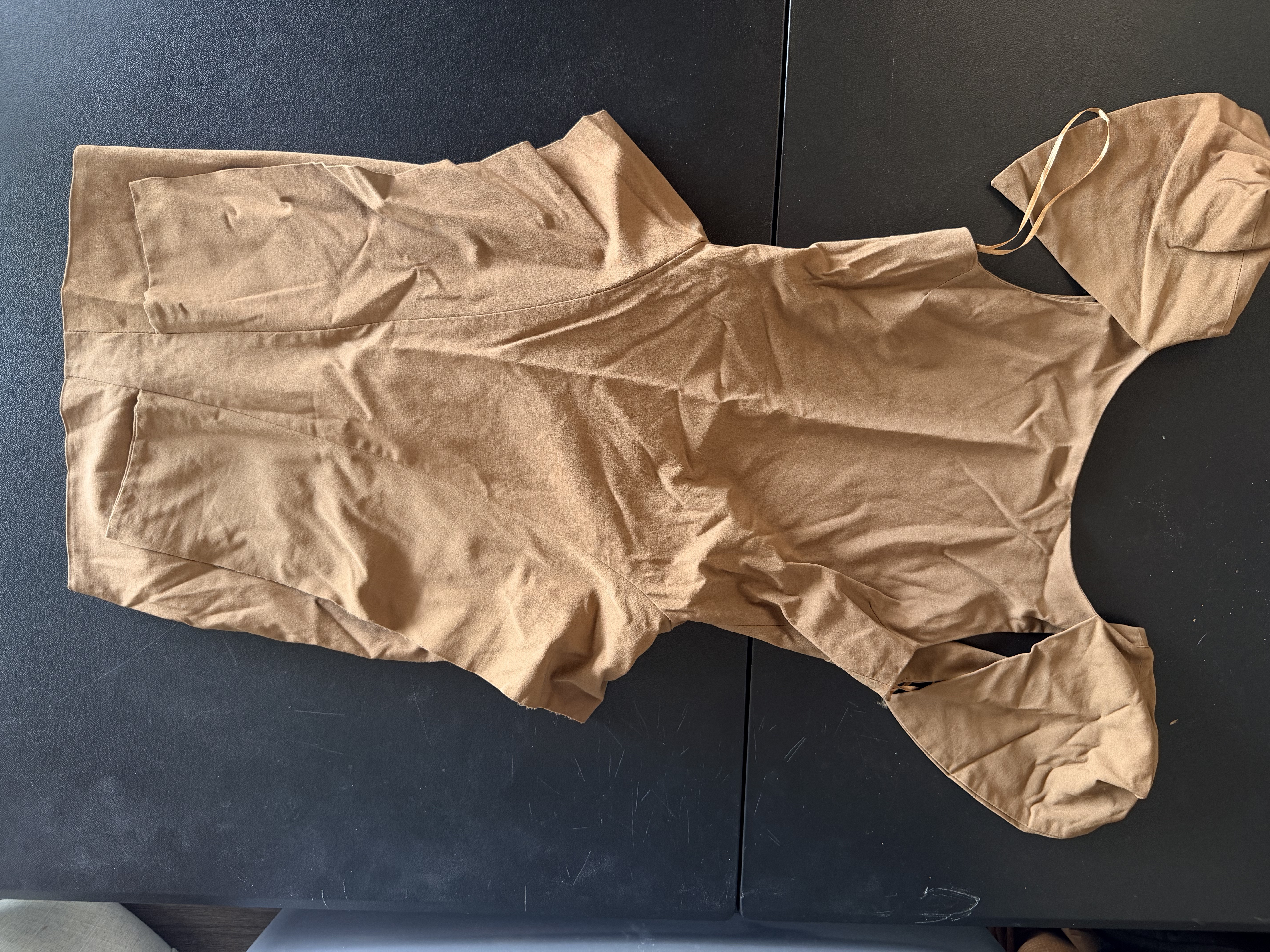 brown dress