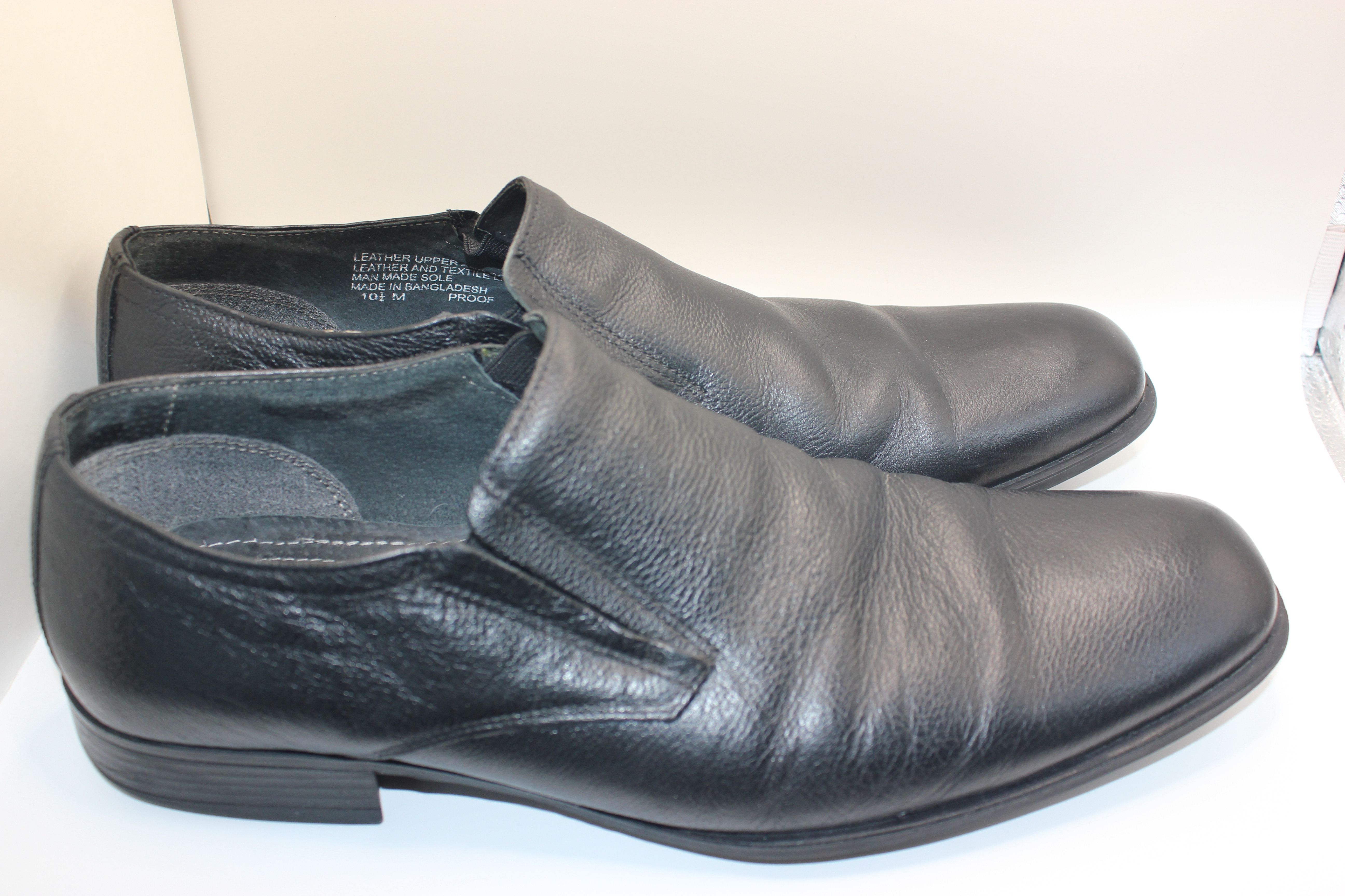 INC International Concepts Men's Leather Slip-On Loafers